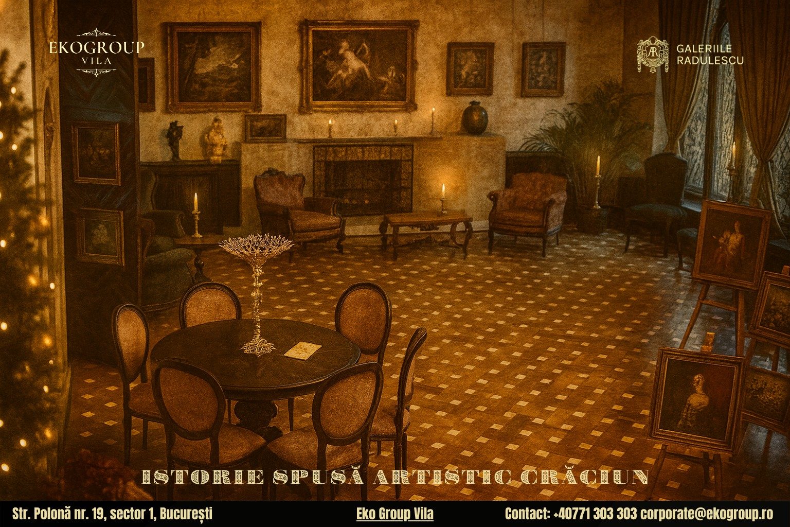 Povestea Crăciunului redescoperită: Crăciunul anilor ’30 la Eko Group Vila